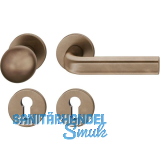 FSB Wechselgarnitur 12 1242 ASL auf Rosette PZ, Bronze dunkel patiniert