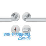 FSB Dr�ckergarnitur 12 1242 ASL auf Rosette WC, Edelstahl matt