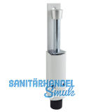 T�rfeststeller 1222 Hub 60 mm, 35 x 225 mm, Aluminium wei� RAL 9016