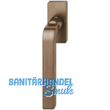 FSB Fenstergriff 34 1004 eckige Rosette, Bronze dunkel patiniert gewachst