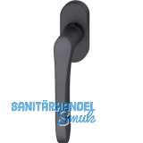 FSB Fenstergriff 34 1106 ovale Rosette, Aluminium schwarz matt