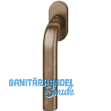 FSB Fenstergriff 34 1242 ovale Rosette, Bronze dunkel patiniert gewachst