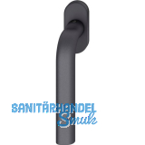 FSB Fenstergriff 34 1242 ovale Rosette, Aluminium schwarz matt