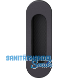 FSB Schiebet�rmuschel 42 4215 oval 35 x 105 mm, Aluminium schwarz matt