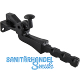 Torhalter 1304 Gr.2,L�nge sichtbar 125mm,Wandmontage,Temperguss schwarz lackiert