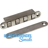 Magnetschnapper MC 10 zum Einlassen, Haltekraft 12 kg, Zamak vernickelt