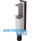 T�rfeststeller 1135 f�r Glast�ren, Hub 50 mm, 212 x 36 mm, Alu silber eloxiert