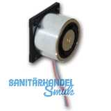 Haftmagnet mit Befestigungsplatte u. freien Drahtenden, Gr. 06, Stahl verzinkt