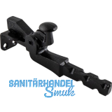 Torhalter 1306 Gr.3,L�nge sichtbar 135mm,Wandmontage,Temperguss schwarz lackiert