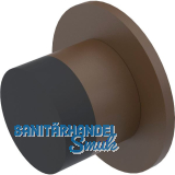 KWS Wandt�rpuffer 2007 � 50 mm, Aluminium dunkelbraun eloxiert