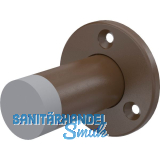 KWS Wandt�rpuffer 2012 � 55 mm, H�he 120 mm, Stahl dunkelbraun lackiert