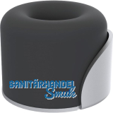 KWS Bodent�rpuffer 2015 � 40 mm, Stahl silber lackiert