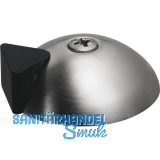 Bodent�rpuffer - Bodenpl. � 60 mm, Anschlagh. 17 mm, Edelstahl matt