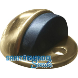 Bodent�rpuffer - Bodenplatte � 45 mm, Anschlagh�he17 mm, Messing poliert
