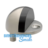 Bodent�rpuffer - Bodenplatte � 45, Anschlagh�he 17 mm, Edelstahl matt