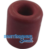 Wand-u. Bodent�rpuffer - � 30 mm, H�he 30 mm, Gummi rot