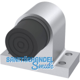 KWS Bodent�rpuffer 2024 gefederter Anschlagpuffer, Aluminium silber lackiert