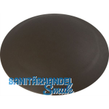 Wandt�rpuffer - � 60 mm, H�he 15 mm, Kunststoff braun