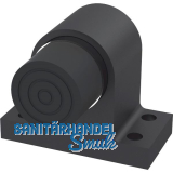 KWS Bodent�rpuffer 2024 gefederter Anschlagpuffer, Aluminium schwarz lackiert