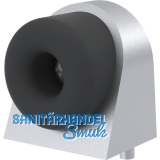 KWS Bodent�rpuffer 2028, 37x48x50mm, Aluminium silber lackiert