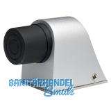 KWS Bodent�rpuffer - Platte 55 x 80 mm, H�he 70mm, Aluminium silberf�rbig