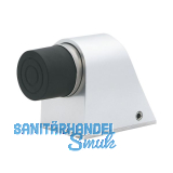 KWS Bodent�rpuffer - Platte 55 x 80 mm, H�he 70 mm, Alu Edelstahl-Effekt