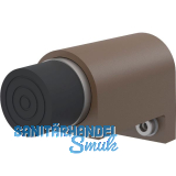 KWS Wandt�rpuffer 2049 gefederter Anschlagpuffer, Alu dunkelbraun eloxiert