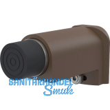 KWS Wandt�rpuffer 2051 gefederter Anschlagpuffer, Alu dunkelbraun eloxiert