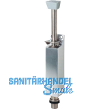 T�rfeststeller 1042 mit Bodenb�chse Hub 120 mm,Aluminium silber lack./Edelstahl