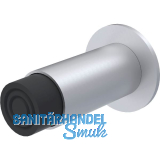 KWS Wandt�rpuffer 2064 gefederter Puffer, L�nge 80 mm, Aluminium silber eloxiert