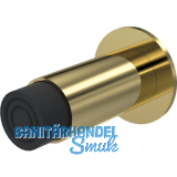 KWS Wandt�rpuffer 2064 gefederter Puffer, L�nge 80 mm, Messing poliert