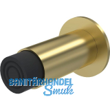 KWS Wandt�rpuffer 2066 gefederter Puffer, L�nge 120 mm, Messing matt