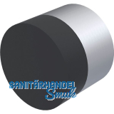 KWS Wandt�rpuffer 2068, � 30 mm, L�nge 25 mm, Aluminium silber eloxiert