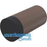 KWS Wandt�rpuffer 2070, � 30 mm, L�nge 60 mm, Aluminium dunkelbraun eloxiert