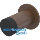 KWS Wandt�rpuffer 2074, � 30 mm, L�nge 60 mm, Aluminium dunkelbraun eloxiert