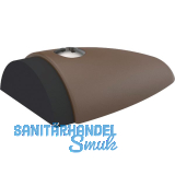 KWS Bodent�rpuffer 2090, 90 x 60 x 25mm, Aluminium dunkelbraun eloxiert