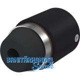 KWS Wandt�rpuffer 2120 gefederter Anschlagpuffer, Stahl/Alu schwarz lackiert