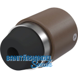 KWS Wandt�rpuffer 2120 gefederter Anschlagpuffer, Stahl/Alu dunkelbraun lackiert