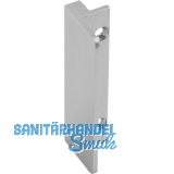 MARCHESI Balkont�rgriff L�nge 60 mm, Aluminium Edelstahl-Effekt