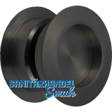 KWS Schiebet�rmuschelpaar 5251 rund, T�rst�rke 38-42 mm, Aluminium schwarz matt