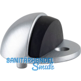 Bodent�rpuffer - Bodenplatte � 45, Anschlagh�he 17 mm, Messing verchromt matt