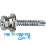 MARCHESI Befestigungszubeh�r f�r Griffe M8, einseitig, Holz Metall, Edelstahl