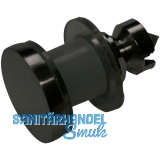 MARCHESI Befestigungszubeh�r Griffe M8, Glas, Edelstahl schwarz matt