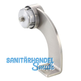 KWS Endst�tze WS - gebogen 90� Rundrohr, links, Edelstahl