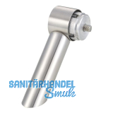 KWS Endst�tze RS - schr�g 45� Rundrohr, rechts, 35mm, Edelstahl