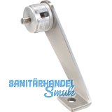 KWS Endst�tze WS2 schr�g 40�, f�r � 35mm, links, Edelstahl matt