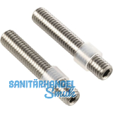 KWS Befestigungszubeh�r Glas P3 - paarweise, M8 x 55, Edelstahl