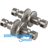 SCH�SSWENDER Befestigungszubeh�r - f�r Glas, paarweise, rund, TS: 8 - 12mm