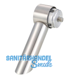 KWS Endst�tze RS - schr�g 45� Rundrohr, rechts, 40mm, Edelstahl