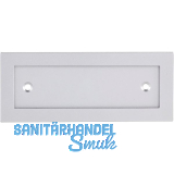 MARCHESI Schriftrahmen, 120 x 48 mm, Aluminium silber eloxiert